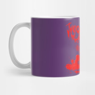 Zombie Hand Bloodied Juggernog on Purple Mug